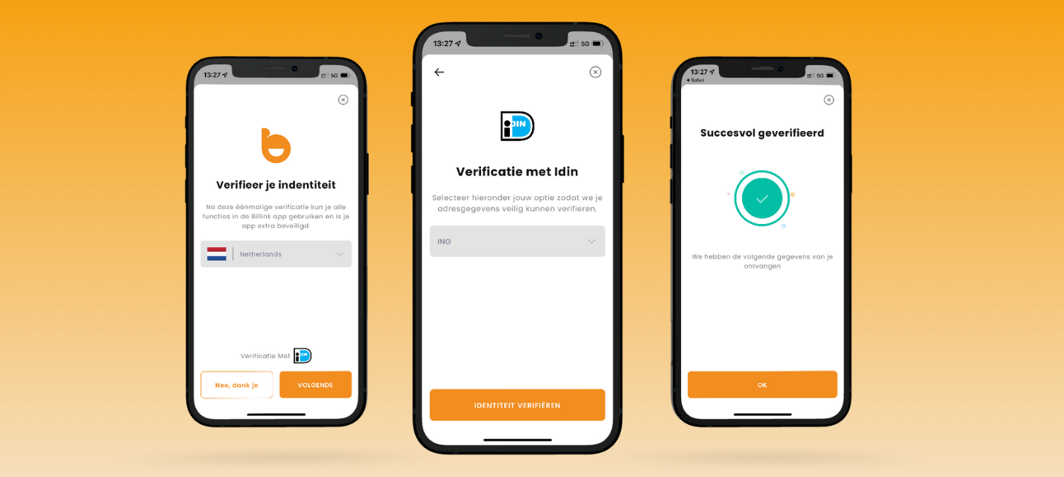 Billink app nu nog veiliger met iDIN accountverificatie