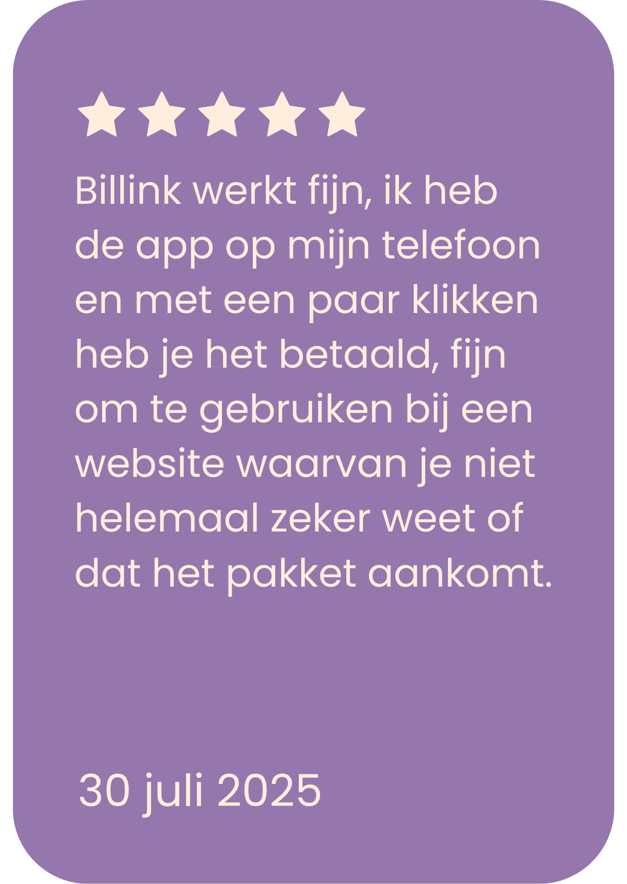 2 30 | Achteraf Betalen | Billink